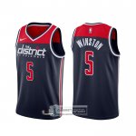 Camiseta Washington Wizards Cassius Winston Association 2020-21 Azul